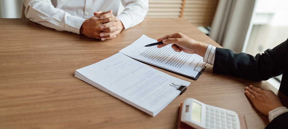 Business people signing contract making deal with life insurance agent Concept for consultant health insurance life insurance savings plan
